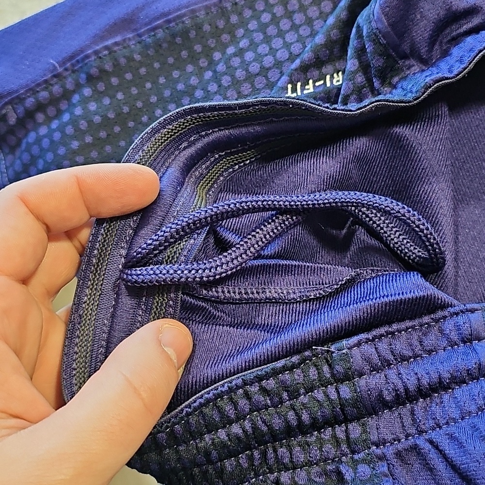 Nike Small Blue and Black Athletic Shorts - Picture 8 of 8
